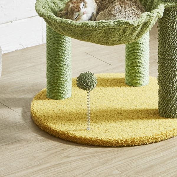 サボテンをイメージしたキャットタワー | キャットタワー ハンモック ネコ ねこ 猫 スリム 据え置き おしゃれ 猫タワー おもちゃ 猫用品 運動不足 キャットツリー 運動不足解消 ペット用品 サボ