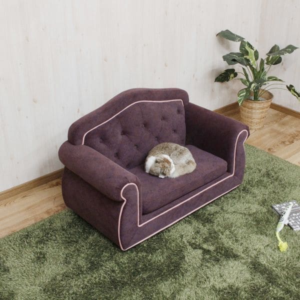 ペットソファー | ペットソファー ペット 猫 犬 姫系 ペットベッド ペット用ソファ ペット家具 撥水加工 傷に強い ねこ いぬ お手入れ簡単 高級感 撥水 ファブリック キズに強い ゴージャス 姫