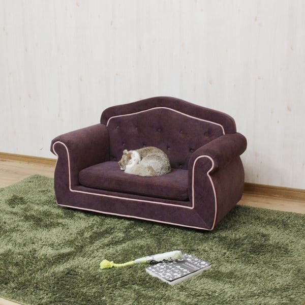 ペットソファー | ペットソファー ペット 猫 犬 姫系 ペットベッド ペット用ソファ ペット家具 撥水加工 傷に強い ねこ いぬ お手入れ簡単 高級感 撥水 ファブリック キズに強い ゴージャス 姫