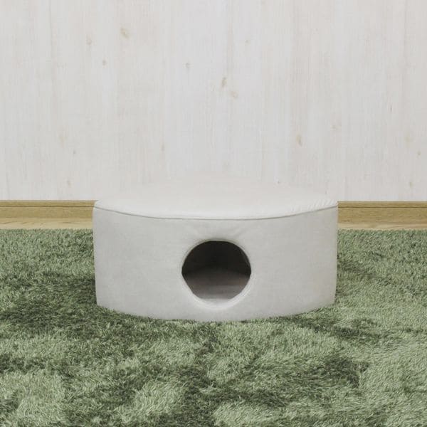 大人が座っても大丈夫 ねこちゃんのトンネル秘密基地 | キャットトンネル 猫 かわいい トンネル ペット用品 傷に強い ペットスツール 2個セット 撥水 ペット おしゃれ ねこ 猫用 秘密基地 ペット