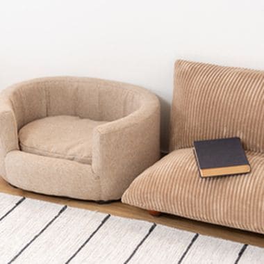 ペットソファ カバーリング ペットベッド ペット用 ペット用品 ベッド ペット シンプル おしゃれ お洒落 オシャレ 可愛い かわいい 北欧風 北欧 グレー アイボリー ファブリック 灰色 白色 布地