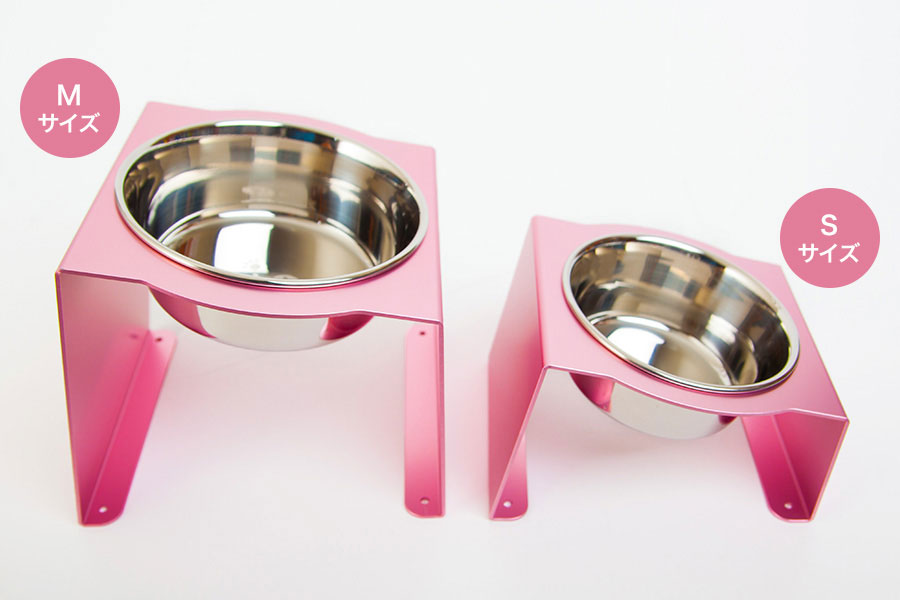 S フードボウルスタンド 1皿 | 名前入れ対応 フードボール フードボウル 犬 食器台 食器スタンド テーブル 食器 国産 安全 小型犬 犬用 猫用 お皿 スタンド 洗える 餌入れスタンド えさ入れ 水入れ ドッグフード入れ おしゃれ フードスタンド 餌台 犬用食器 ペット食器