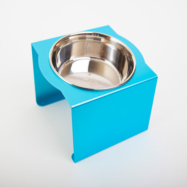 L フードボウルスタンド 1皿 | 名前入れ対応 フードボール フードボウル 犬 食器台 食器スタンド テーブル 食器 国産 安全 大型犬 犬用 猫用 お皿 スタンド 洗える 餌入れスタンド えさ入れ 水入れ ドッグフード入れ おしゃれ フードスタンド 餌台 犬用食器 ペット食器