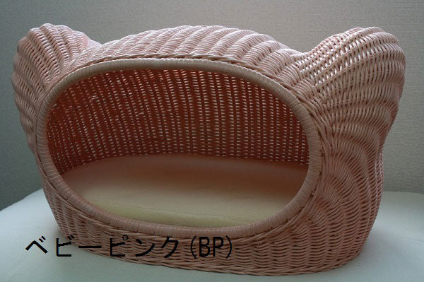 ラタンキティハウス | オールハンドメイド 天然素材ベッド キャットベッド キャット キャットハウス 籐 トウ ラタン ベッド ネコ 小型犬 クッション おしゃれ かわいい