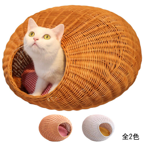 ペット用 ベッドハウス ラタン | ハウス 猫用ハウス 犬用ハウス ペット用ハウス ベッド マット 小型犬用ベッド 猫用ベット ペット ベッド 犬用品 猫用品 ペット ペットグッズ ペット用品