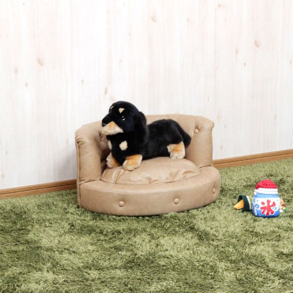 ペットソファ ミニサイズ | 猫 ベッド 犬 ベッド ペットベッド 小型犬 オールシーズン ソファー コンパクト 北欧 猫ベッド 犬ベッド ねこ いぬ 家具 ペット用家具 おしゃれ ピンク ベージュ