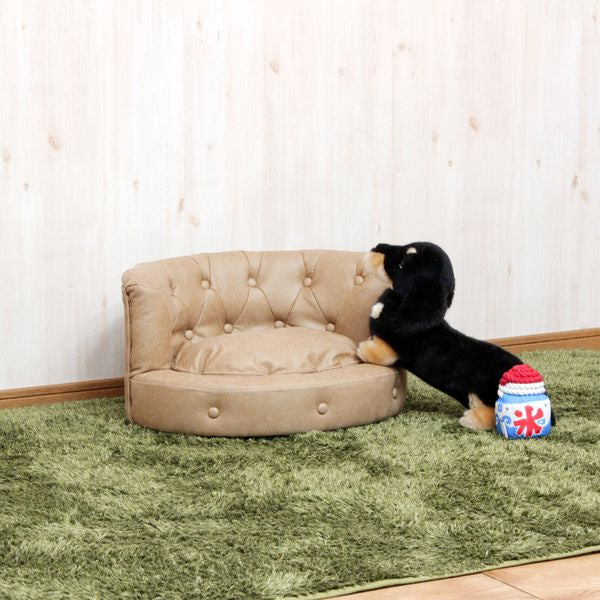 ペットソファ ミニサイズ | 猫 ベッド 犬 ベッド ペットベッド 小型犬 オールシーズン ソファー コンパクト 北欧 猫ベッド 犬ベッド ねこ いぬ 家具 ペット用家具 おしゃれ ピンク ベージュ