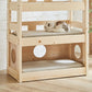 北欧パイン材を使用した小屋付き５段ペットベッド | キャットタワー 猫 猫用 ペット用ベッド ネコ キャットベッド ペット用品 ペットベッド ナチュラル デザイン 北欧 パイン材 木製 すのこ式 お