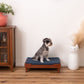 ペットベッド ベッド 犬用 猫用 ドッグ キャット かわいい おしゃれ シンプル クッション マットレス ペット用 ブラウン ナチュラル 茶色 茶 犬猫 犬 猫 愛犬 愛猫 ペット ペット用ベッド オシャ