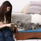 ペットベッド ベッド ペット用ベッド 犬用 猫用 ドッグ キャット かわいい 可愛い オシャレ お洒落 おしゃれ シンプル スマート 無地 雲 デニム 猫モチーフ 猫型 猫柄 マットレス ペット用 猫 犬