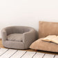 ペットソファ カバーリング ペットベッド ペット用 ペット用品 ベッド ペット シンプル おしゃれ お洒落 オシャレ 可愛い かわいい 北欧風 北欧 グレー アイボリー ファブリック 灰色 白色 布地