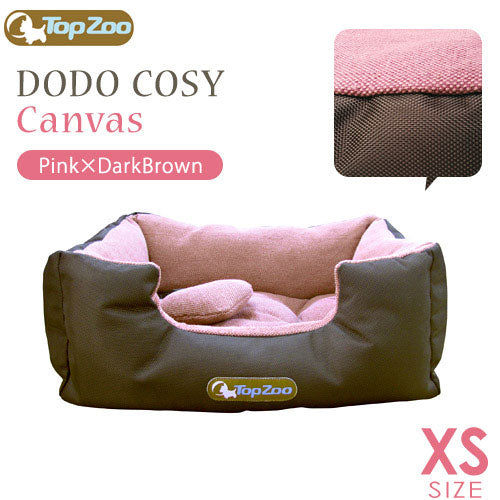 ToPZoo トップズー ドゥドゥコージー キャンバス ピンク XSサイズ  ベッド マット 小型犬用ベッド 猫用ベット ペット ベッド Pet Bed 犬用品 猫用品 ペット ペットグッズ ペット用品